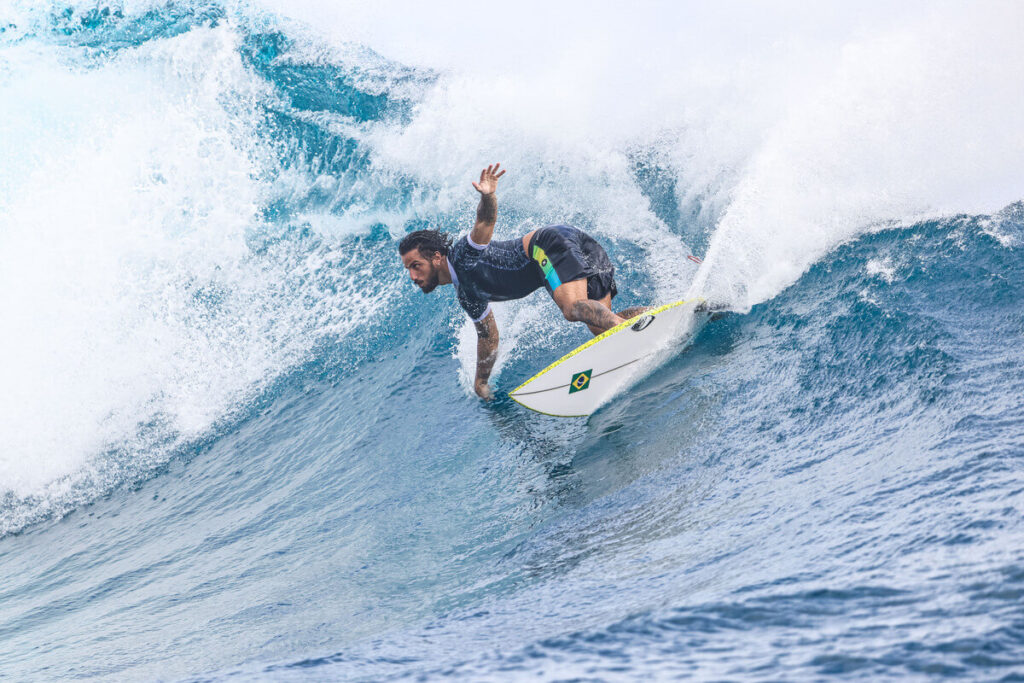 Filipe Toledo, Jogos Olímpicos de Paris 2024, Olimpíadas, Teahupoo, Tahiti, Polinésia Francesa, Surf. Foto: William Lucas / COB