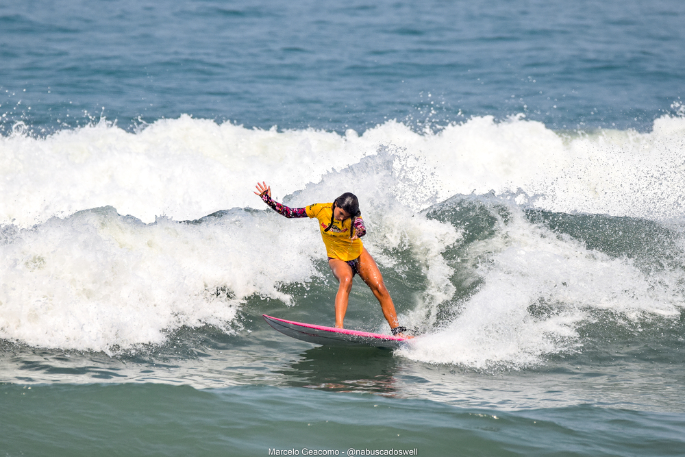 Maeva Guastalla, FT Kids On Fire 2024, Praia Grande de Ubatuba (SP). Foto: Marcelo Geacomo / @nabuscadoswell