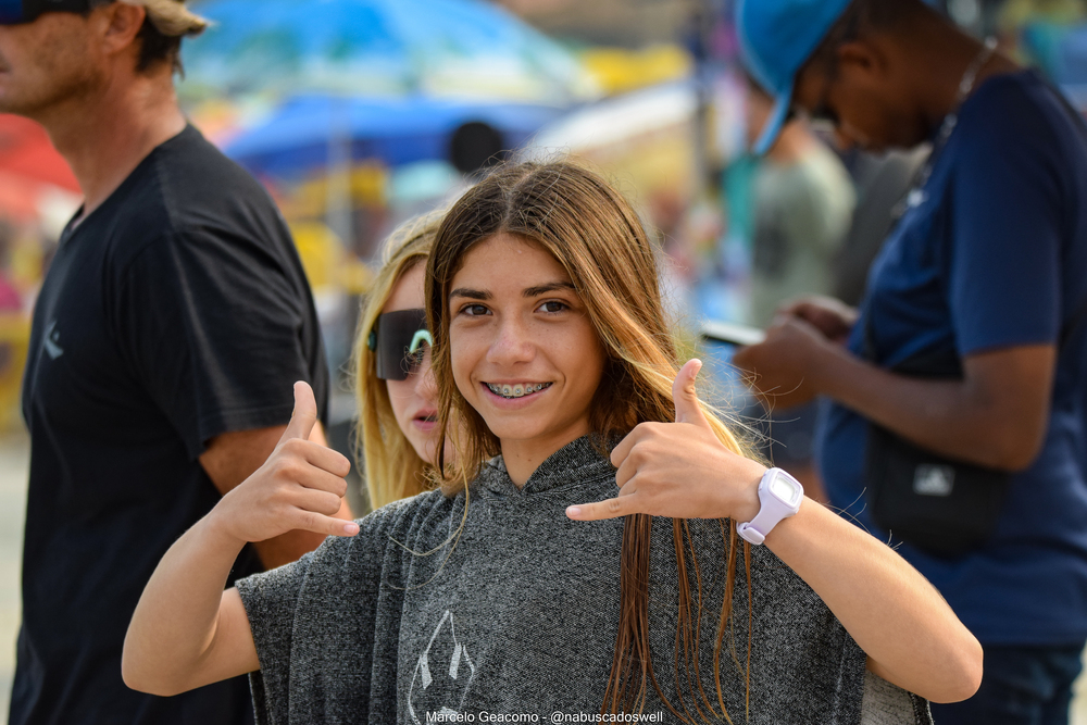 Mariana Elias, FT Kids On Fire 2024, Praia Grande de Ubatuba (SP). Foto: Marcelo Geacomo / @nabuscadoswell