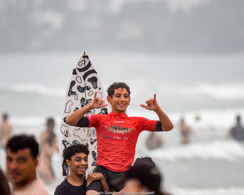 FT Kids On Fire 2024, Praia Grande de Ubatuba (SP). Foto: Marcelo Geacomo / @nabuscadoswell