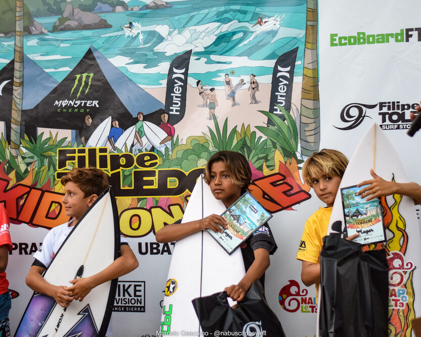 FT Kids On Fire 2024, Praia Grande de Ubatuba (SP). Foto: Marcelo Geacomo / @nabuscadoswell