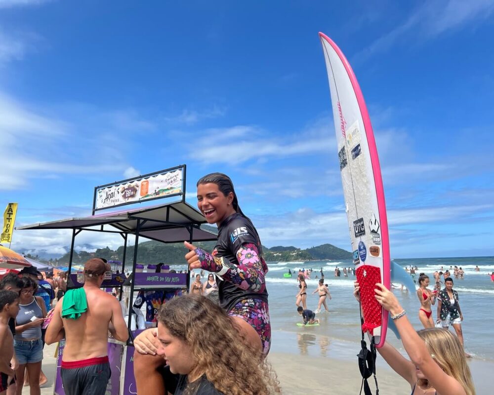 Maeva Guastalla, FT Kids On Fire 2024, Praia Grande de Ubatuba (SP). Foto: Marcelo Geacomo / @nabuscadoswell