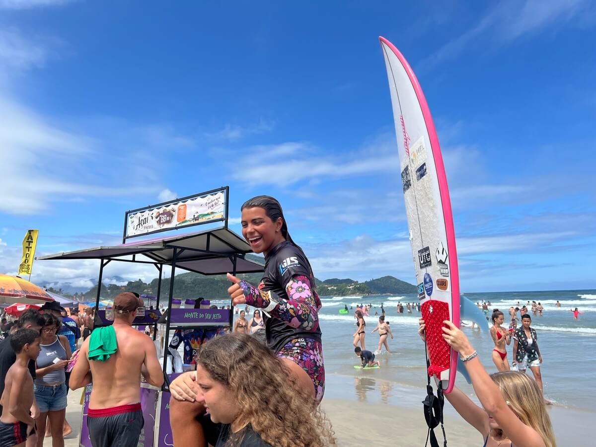 Maeva Guastalla, FT Kids On Fire 2024, Praia Grande de Ubatuba (SP). Foto: Marcelo Geacomo / @nabuscadoswell