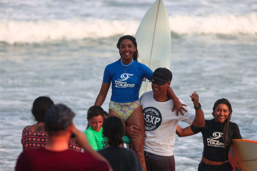 Aurora Ribeiro, Circuito FT Kids On Fire 2022, Praia Grande, Ubatuba (SP). Foto: Divulgação