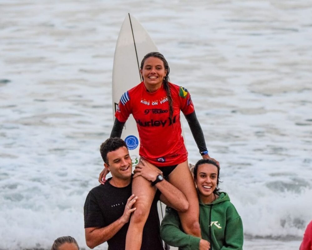 Catarina Baragatti, Circuito FT Kids On Fire 2023, Praia Grande, Ubatuba (SP). Foto: Marcelo Geacomo / @nabuscadoswell