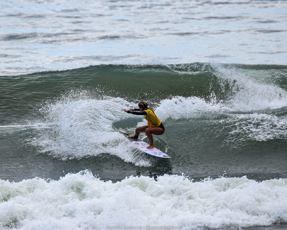 Lanay Thompson, Segunda etapa do FT Kids On Fire 2024, Praia Grande de Ubatuba (SP). Foto: Marcelo Geacomo / @nabuscadoswell