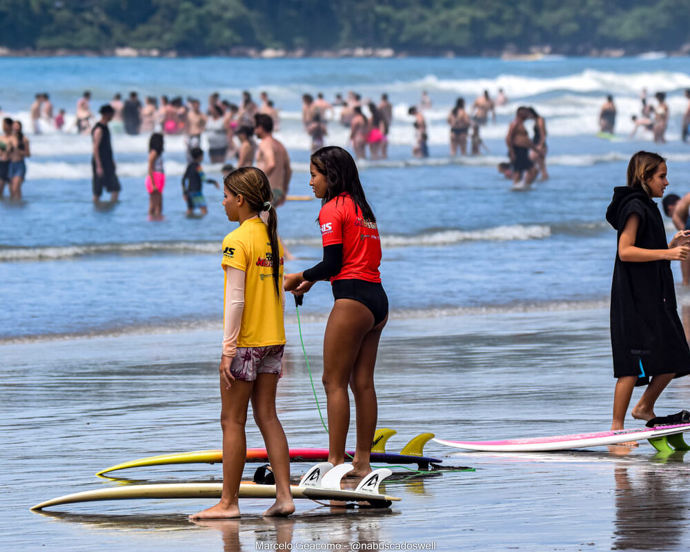 Segunda etapa do FT Kids On Fire 2024, Praia Grande de Ubatuba (SP). Foto: Marcelo Geacomo / @nabuscadoswell