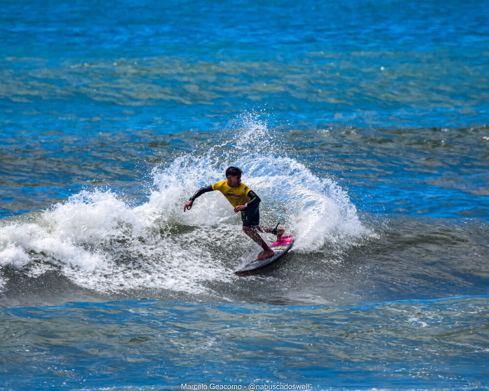 Phellype Silva, Segunda etapa do FT Kids On Fire 2024, Praia Grande de Ubatuba (SP). Foto: Marcelo Geacomo / @nabuscadoswell