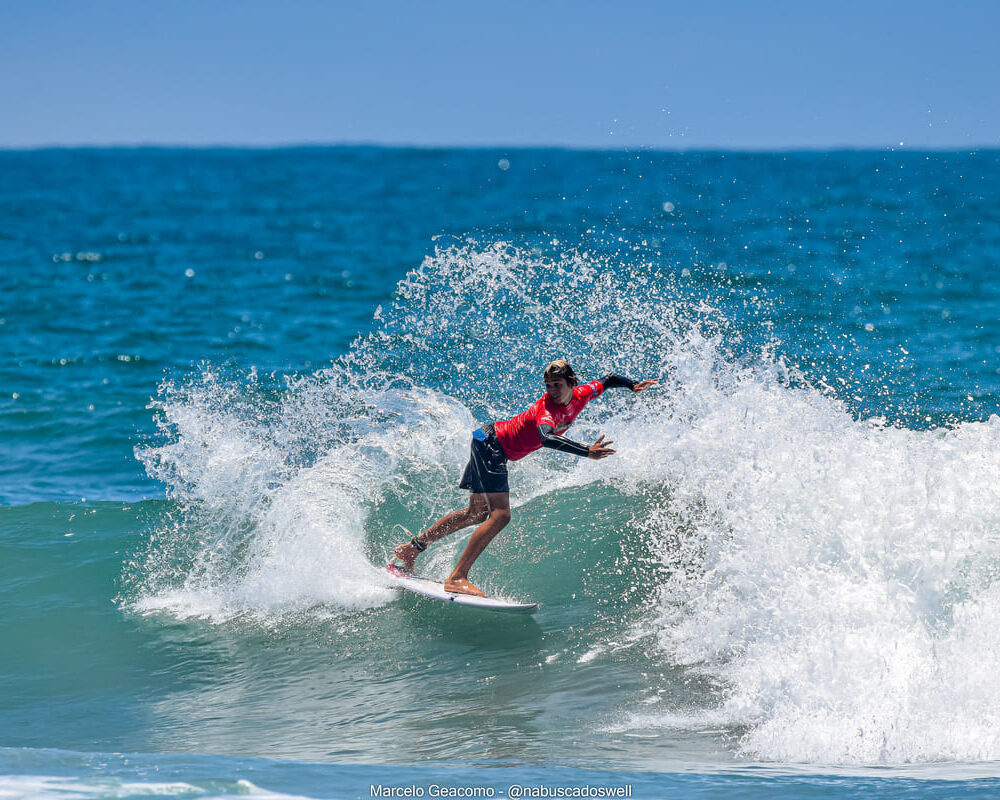 Eduardo Mulford, Terceira etapa do FT Kids On Fire 2024, Praia Grande de Ubatuba (SP). Foto: Marcelo Geacomo / @nabuscadoswell