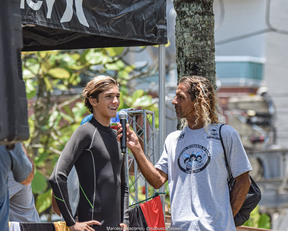 Eduardo Mulford, Terceira etapa do FT Kids On Fire 2024, Praia Grande de Ubatuba (SP). Foto: Marcelo Geacomo / @nabuscadoswell