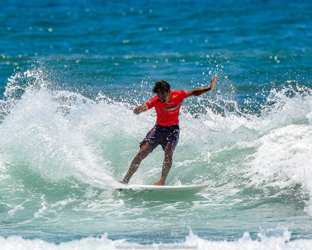 Isaías Gomes, Terceira etapa do FT Kids On Fire 2024, Praia Grande de Ubatuba (SP). Foto: Marcelo Geacomo / @nabuscadoswell