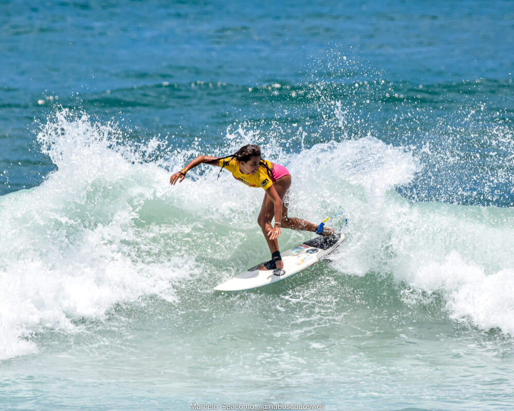 Isabel Meyer, Terceira etapa do FT Kids On Fire 2024, Praia Grande de Ubatuba (SP). Foto: Marcelo Geacomo / @nabuscadoswell