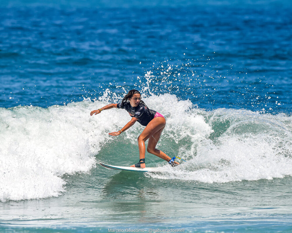 Isabel Meyer, Terceira etapa do FT Kids On Fire 2024, Praia Grande de Ubatuba (SP). Foto: Marcelo Geacomo / @nabuscadoswell