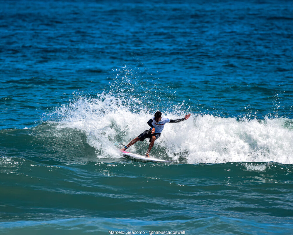 Phellype Silva, Segunda etapa do FT Kids On Fire 2024, Praia Grande de Ubatuba (SP). Foto: Marcelo Geacomo / @nabuscadoswell