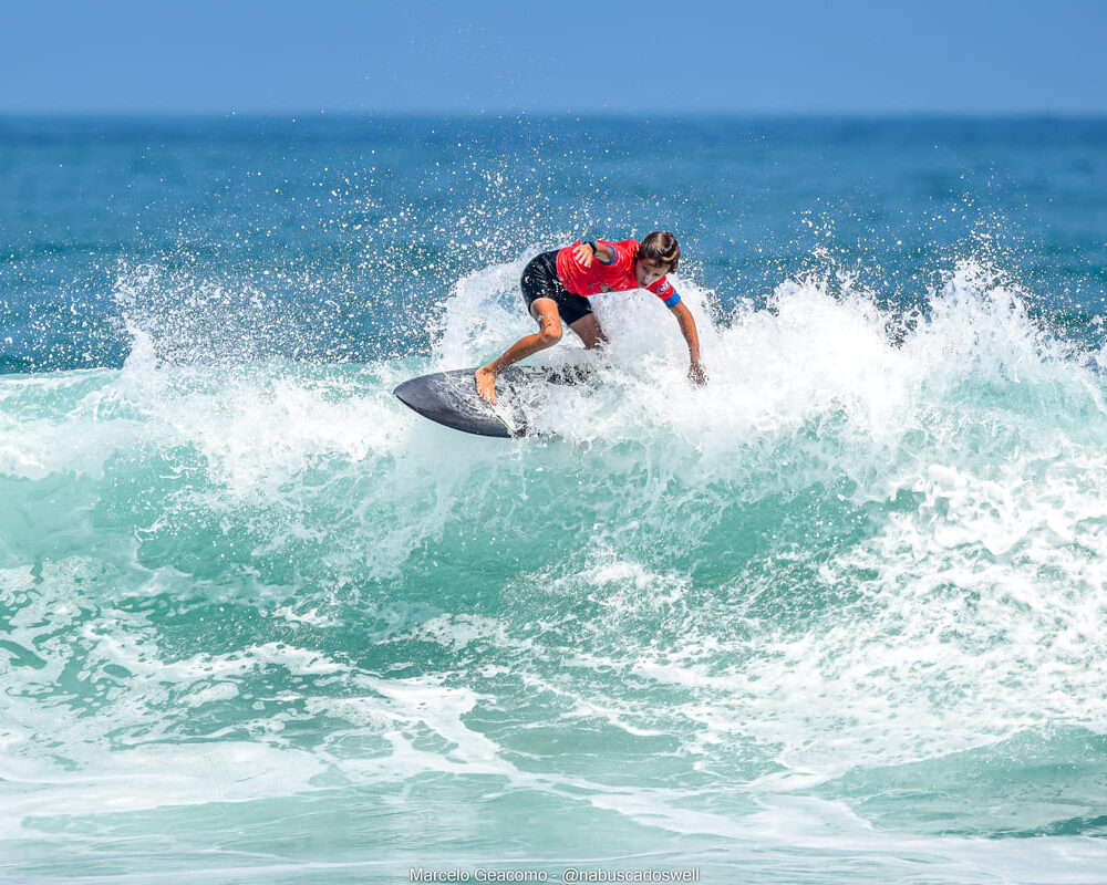 Matteo Durao, Terceira etapa do FT Kids On Fire 2024, Praia Grande de Ubatuba (SP). Foto: Marcelo Geacomo / @nabuscadoswell