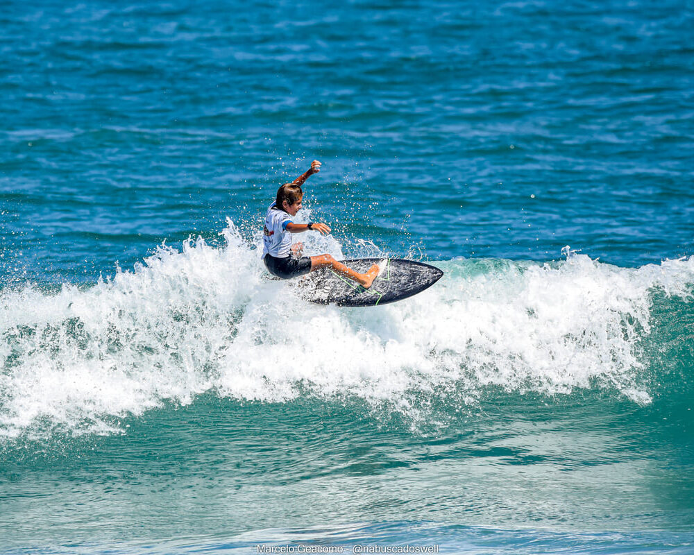 Matteo Durao, Terceira etapa do FT Kids On Fire 2024, Praia Grande de Ubatuba (SP). Foto: Marcelo Geacomo / @nabuscadoswell