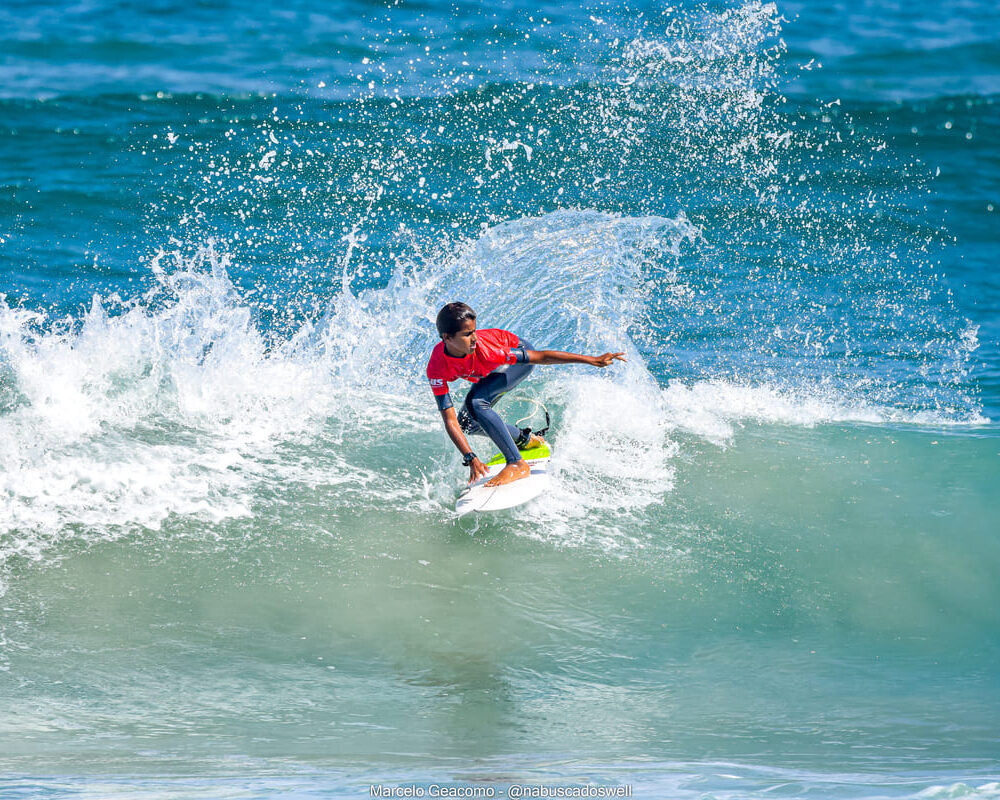 Matheus Jhones, Terceira etapa do FT Kids On Fire 2024, Praia Grande de Ubatuba (SP). Foto: Marcelo Geacomo / @nabuscadoswell