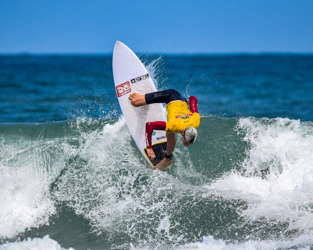 Nathan Hereda, Segunda etapa do FT Kids On Fire 2024, Praia Grande de Ubatuba (SP). Foto: Marcelo Geacomo / @nabuscadoswell