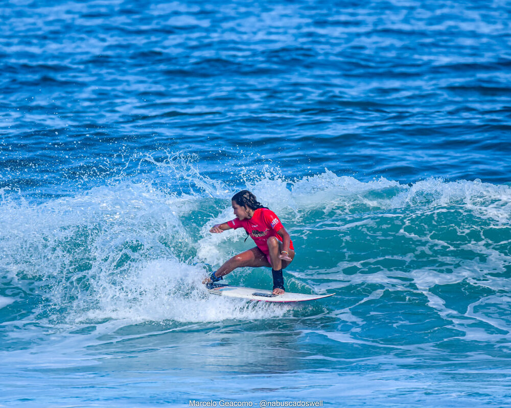 Isabel Meyer, Terceira etapa do FT Kids On Fire 2024, Praia Grande de Ubatuba (SP). Foto: Marcelo Geacomo / @nabuscadoswell