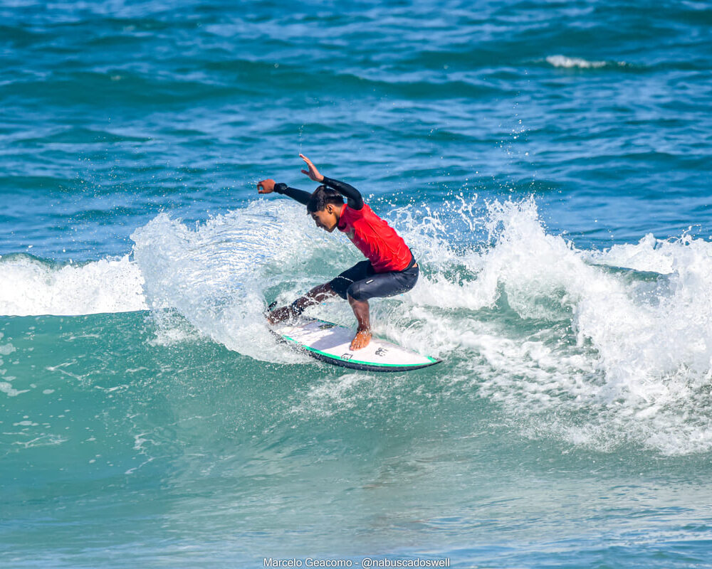 Phellype Silva, Terceira etapa do FT Kids On Fire 2024, Praia Grande de Ubatuba (SP). Foto: Marcelo Geacomo / @nabuscadoswell