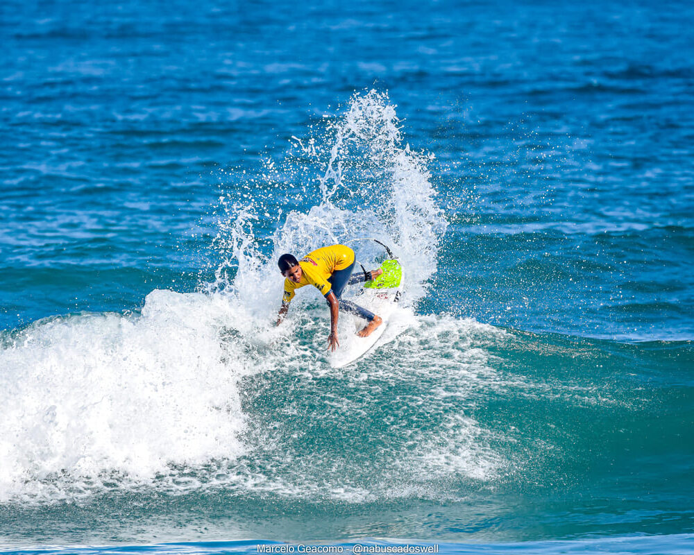 Matheus Jhones, Terceira etapa do FT Kids On Fire 2024, Praia Grande de Ubatuba (SP). Foto: Marcelo Geacomo / @nabuscadoswell