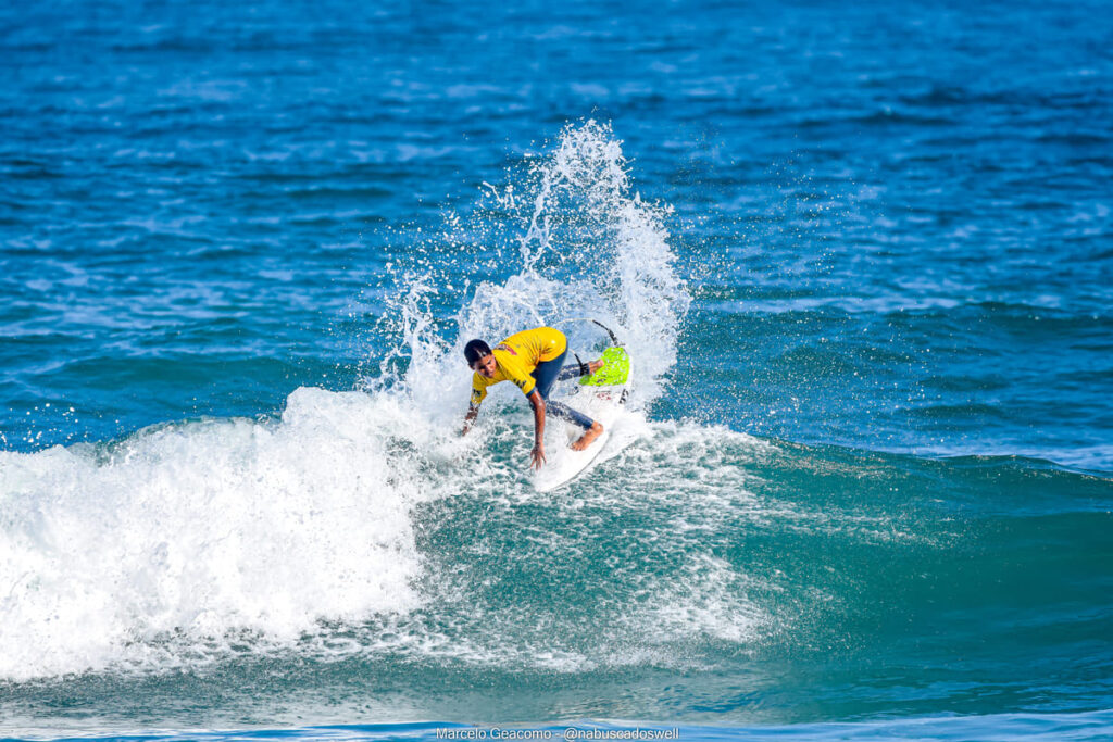 Matheus Jhones, Terceira etapa do FT Kids On Fire 2024, Praia Grande de Ubatuba (SP). Foto: Marcelo Geacomo / @nabuscadoswell