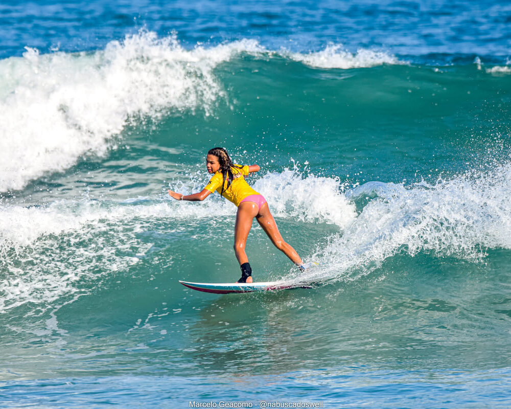 Isabel Meyer, Terceira etapa do FT Kids On Fire 2024, Praia Grande de Ubatuba (SP). Foto: Marcelo Geacomo / @nabuscadoswell