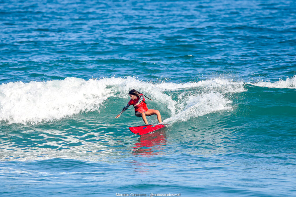 Mariana Elias, Terceira etapa do FT Kids On Fire 2024, Praia Grande de Ubatuba (SP). Foto: Marcelo Geacomo / @nabuscadoswell