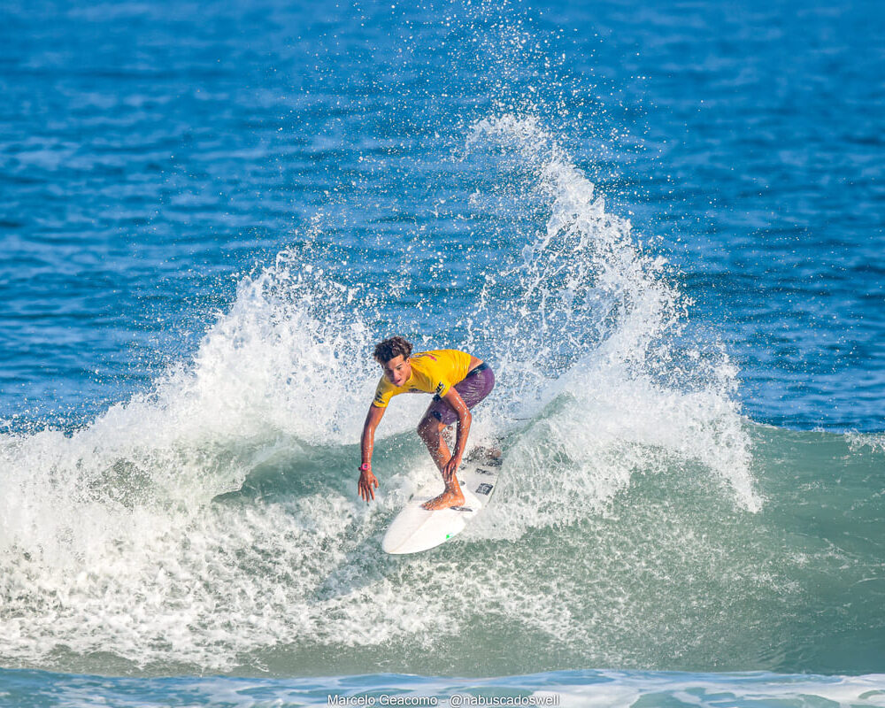 Isaías Gomes, Terceira etapa do FT Kids On Fire 2024, Praia Grande de Ubatuba (SP). Foto: Marcelo Geacomo / @nabuscadoswell