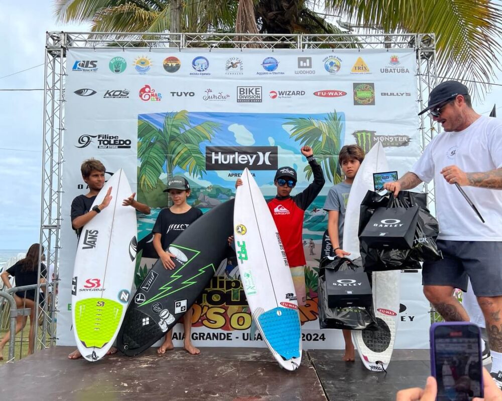 FT Kids On Fire 2024, Praia Grande de Ubatuba (SP). Foto: Marcelo Geacomo / @nabuscadoswell