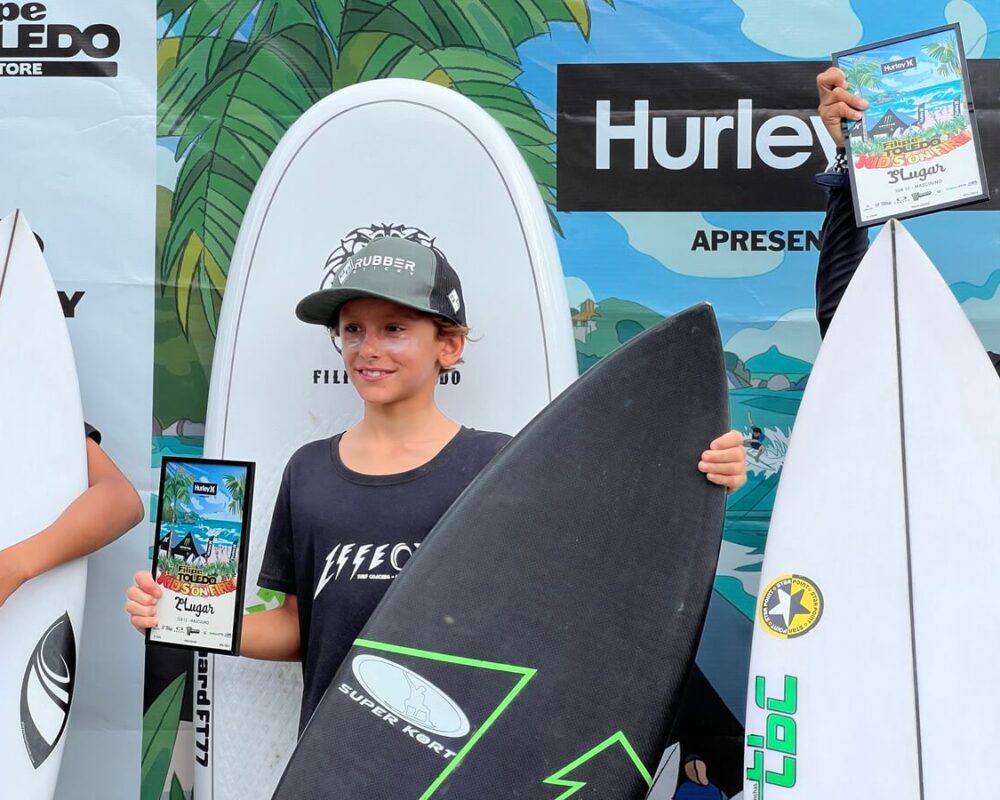 Matteo Durao, FT Kids On Fire 2024, Praia Grande de Ubatuba (SP). Foto: Marcelo Geacomo / @nabuscadoswell