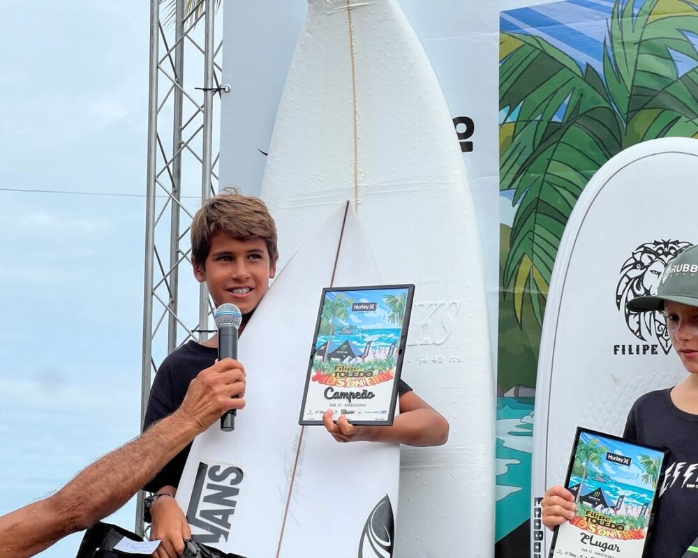 Matheus Jhones, FT Kids On Fire 2024, Praia Grande de Ubatuba (SP). Foto: Marcelo Geacomo / @nabuscadoswell