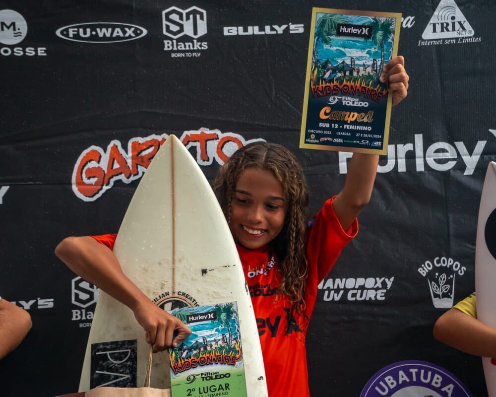 Isabel Meyer, Circuito FT Kids On Fire 2023, Praia Grande, Ubatuba (SP). Foto: Gabriel Ferreira