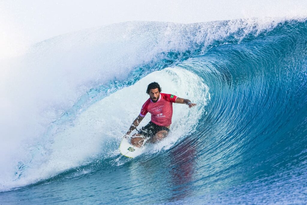 Filipe Toledo, Jogos Olímpicos de Paris 2024, Olimpíadas, Teahupoo, Tahiti, Polinésia Francesa, Surf. Foto: William Lucas / COB